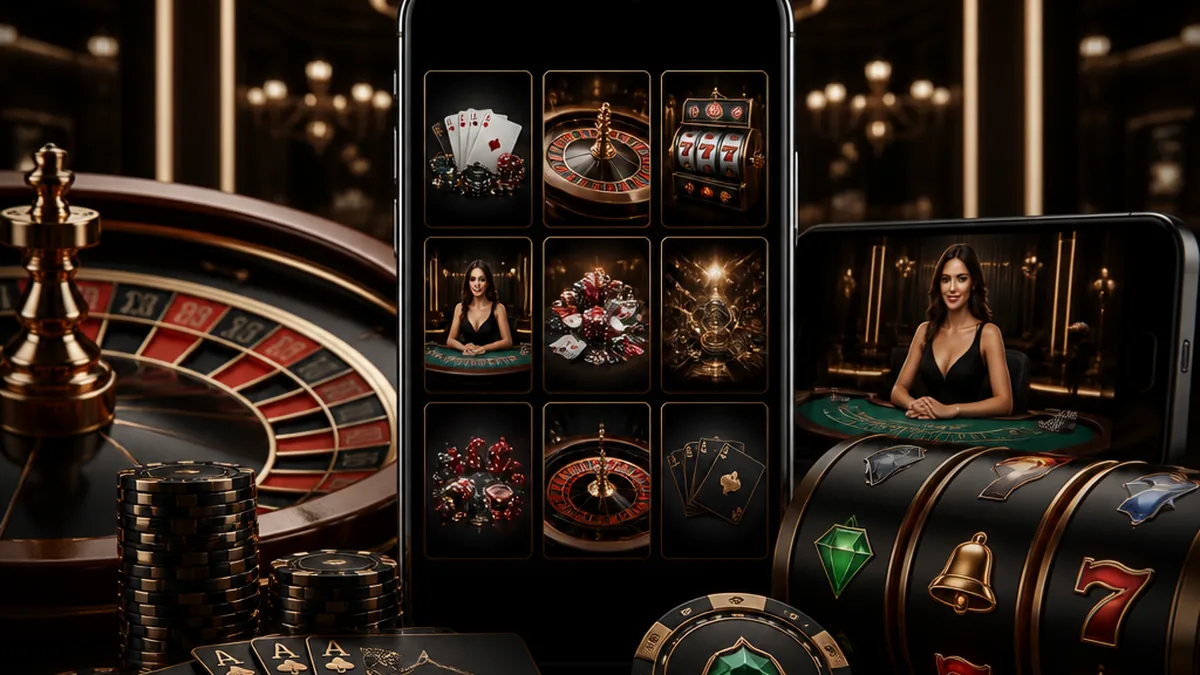 Alvynn Casino kasinopelien valikoimaa kuvaava näkymä
